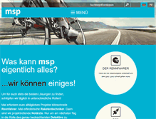 Tablet Screenshot of msp-druck.de